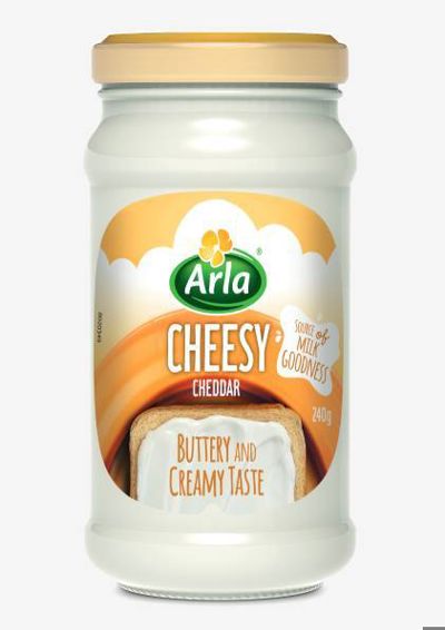Arla Cheesy Spread Cheddar 240gr