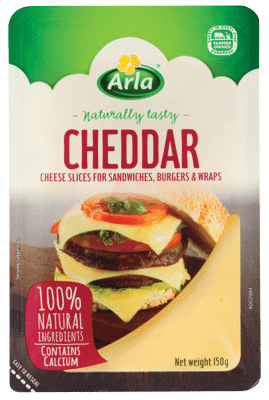 Arla Cheese Cheddar Sliced Cheese 150g