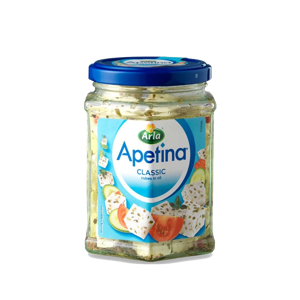 Apetina® Feta - White Cheese Cubes in Oil with Herbs and Spices 265g