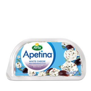 Apetina® Snack Pack - Feta Cubes in Oil with Black Olives in Oil 100g