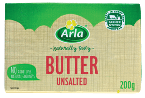 Arla Butter Unsalted 200g