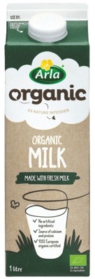 Arla Organic Fresh Milk Full Cream 900ml