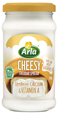 Arla Cheesy Spread Arla Cheesy Spread Cheddar 240gr