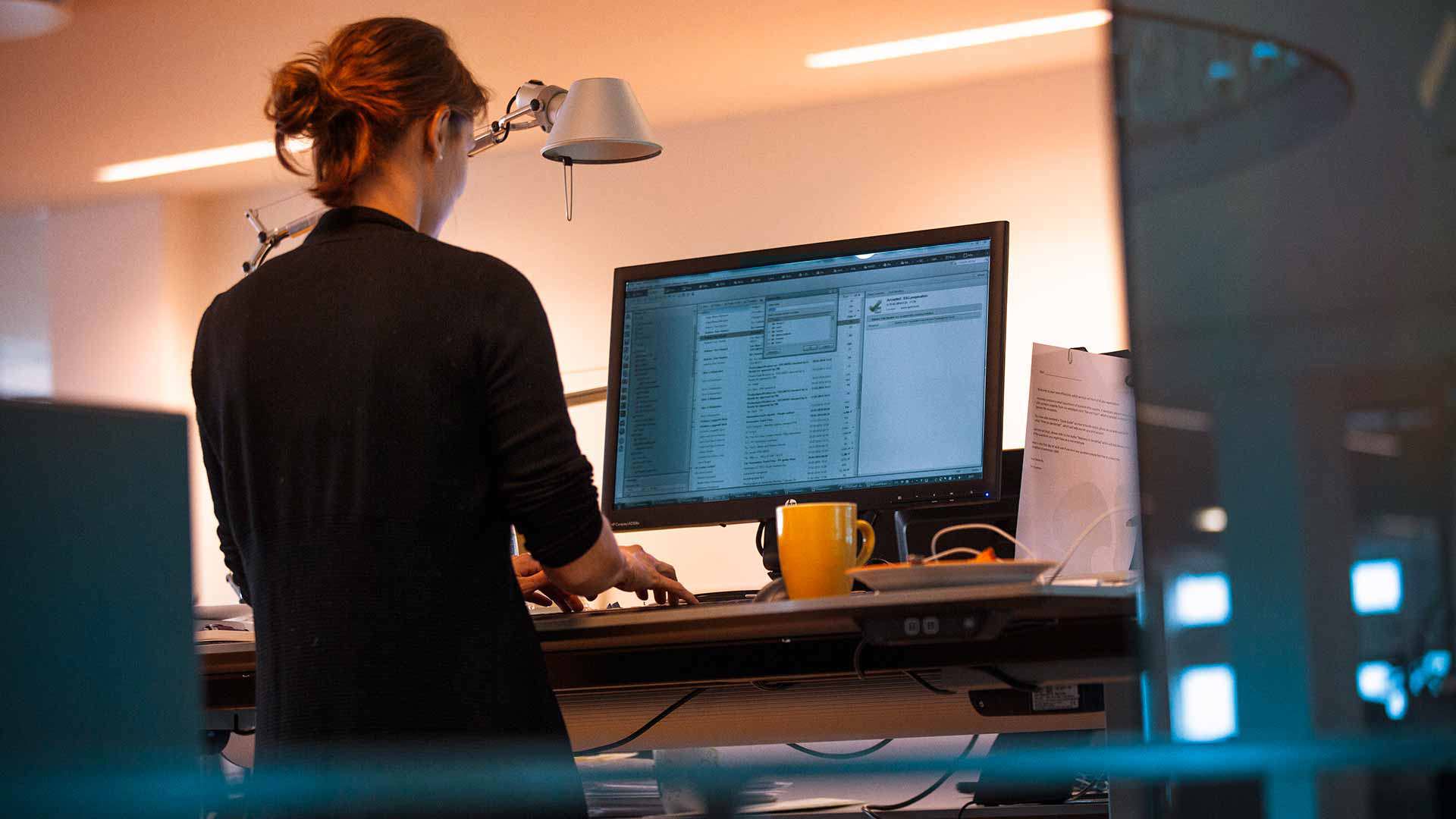 Photo of woman working