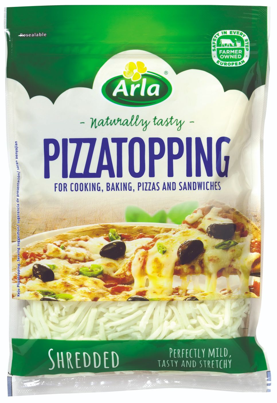 Delicious Shredded Pizza Topping | Arla Inc.
