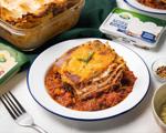 Lasagna with Crispy Cheese Crust