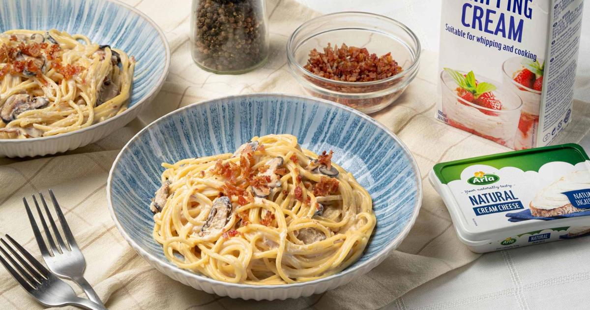 How to Pinoy Carbonara with Cream Cheese with Arla Philippines