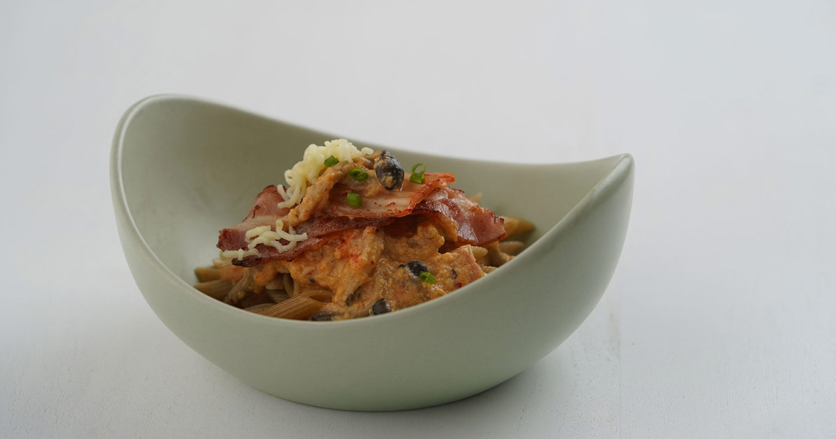 Korean Kimchi Carbonara | Arla Philippines