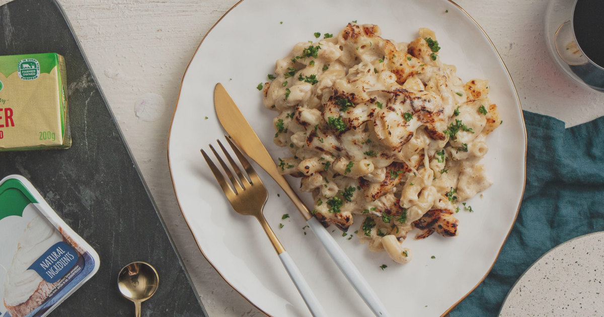 Brown Butter Mac and Cheese with Arla