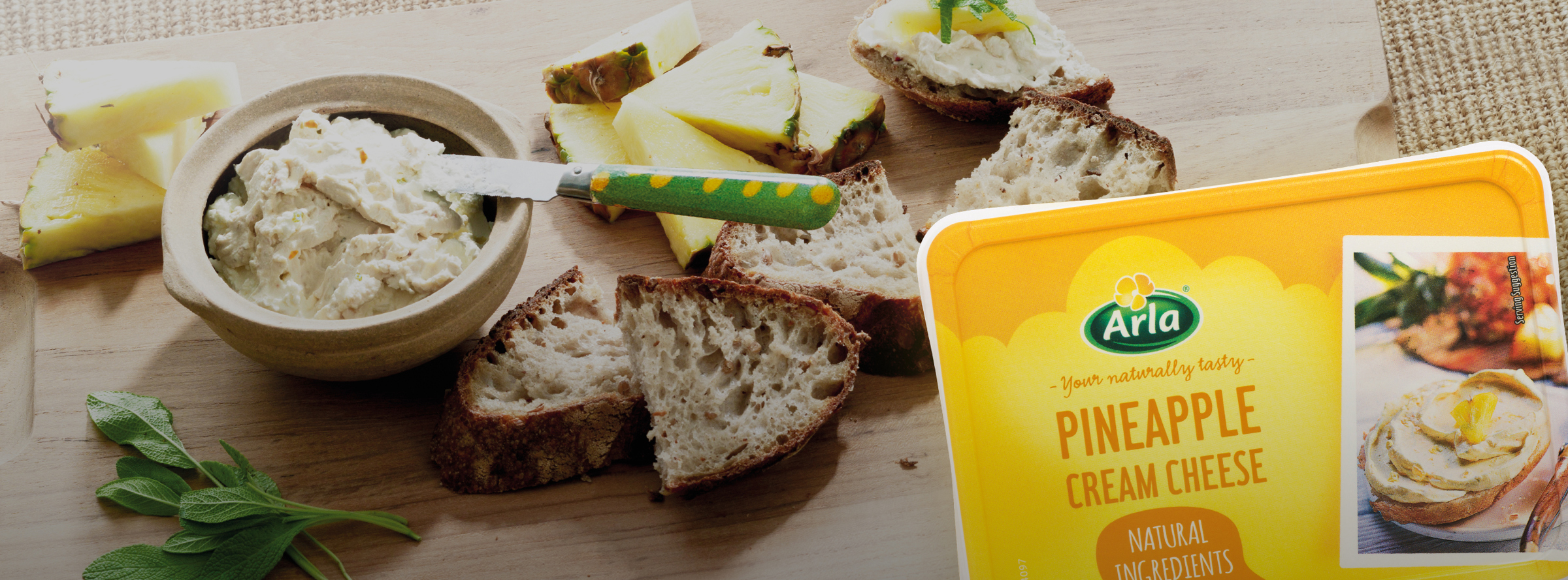 Hasil gambar untuk Arla Pineapple Cream Cheese