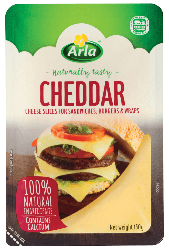 Arla Cheese Cheddar Sliced Cheese 150g