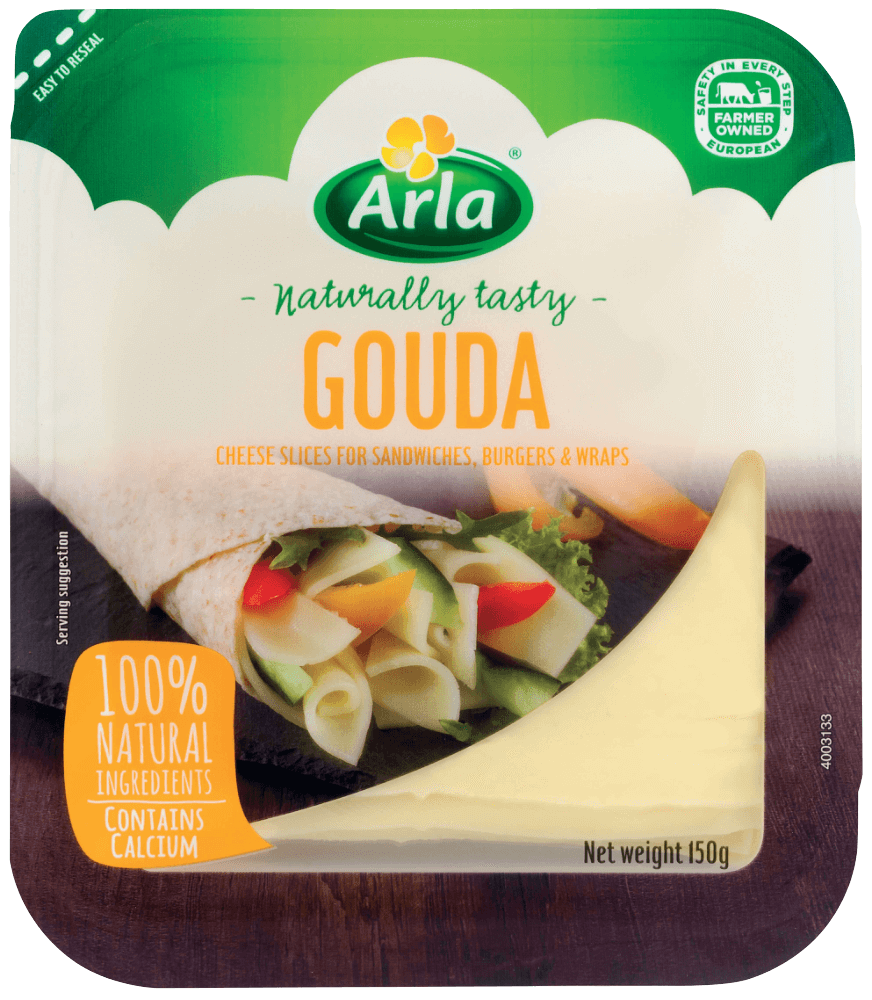 Arla Cheese Gouda Cheese Slices 150g